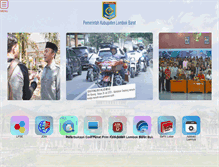 Tablet Screenshot of lombokbaratkab.go.id